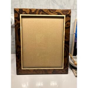 Argento SC Dark Brown Blonde Wood Inlay 8" x 10" Picture Photo Frame